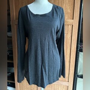 Grey Metallic Sparkle Tee